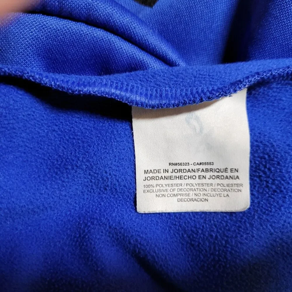 Nike Dri-Fit Mens Lions Baseball Crewneck Sweatshirt L Performance Athletic Blue